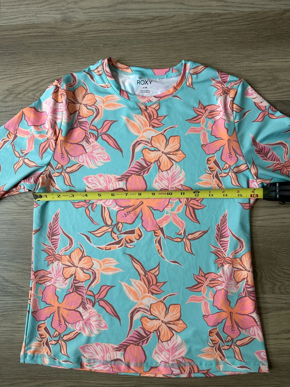 Roxy Rash Guards BUNDLE of 2 Printed Tropical Long Sleeved Tops - Picture 13 of 14